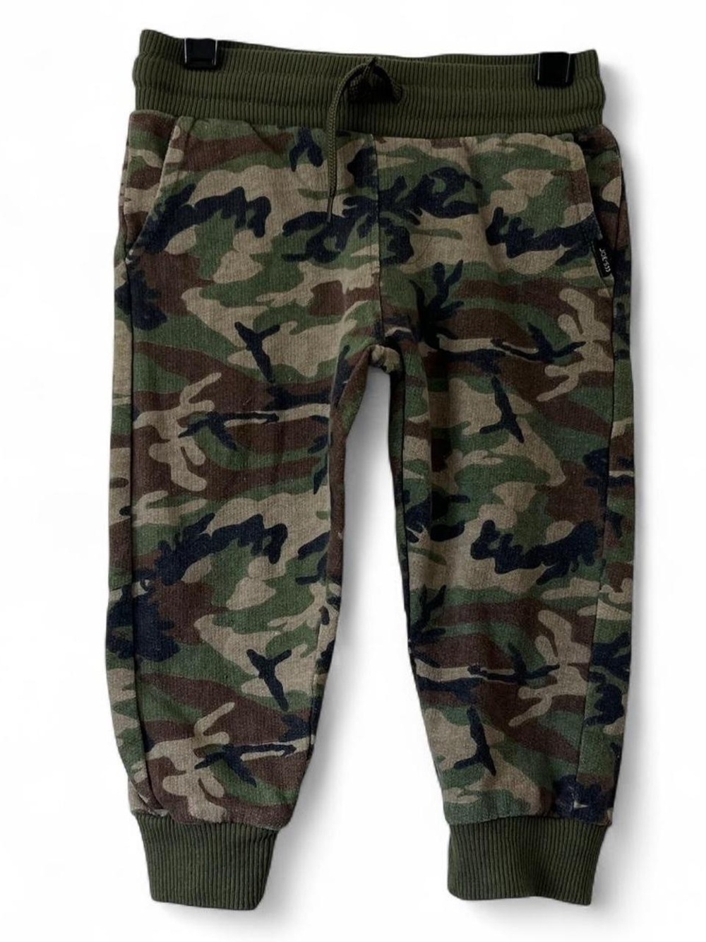 Green Camo Army Fatigue Toddler Boy Skinny Leg Jogger Sweatpants Joe’s 2T Boy